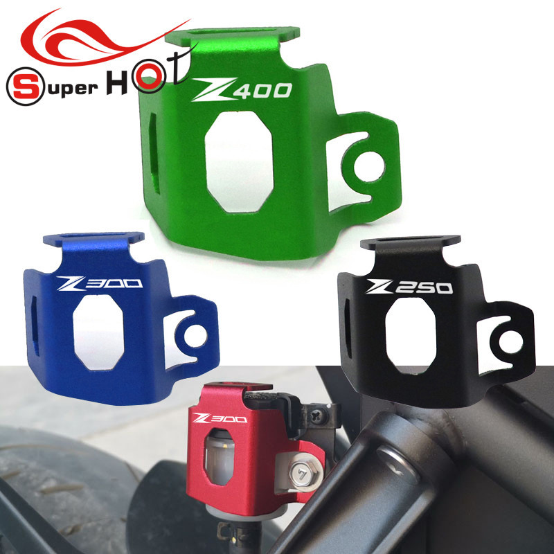 暢銷 適用於川崎Z400 Z300 Z250 Z250SL改裝配件後剎車油壺保護罩蓋殼