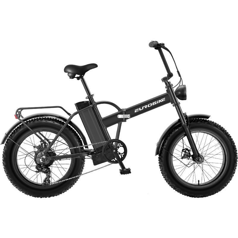 【臺灣專供】歐拜克20寸折迭鋰電雪地電動腳踏車4.0寬胎雪地電動車