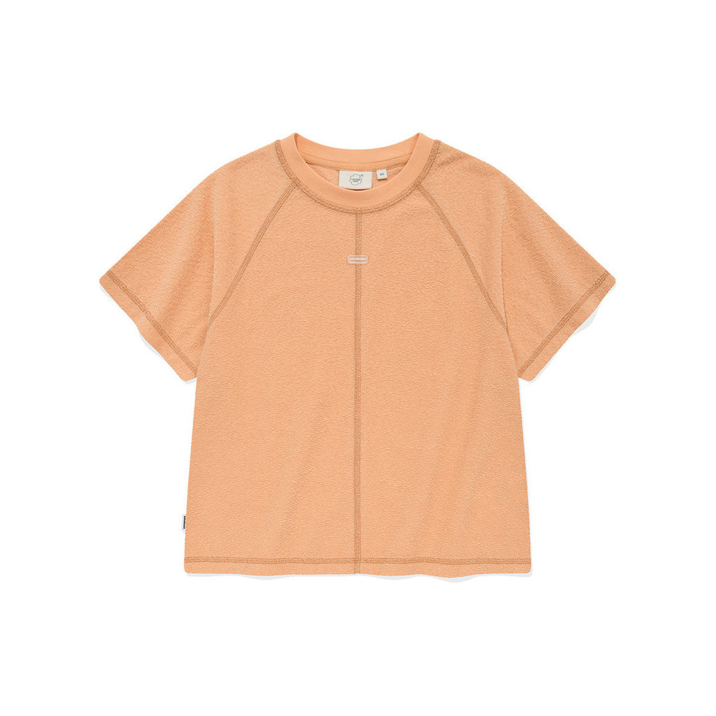 [COVERNAT] 女性夏季透氣吸汗純棉簡約百搭短袖圓領T恤 （橘粉色）[H8]