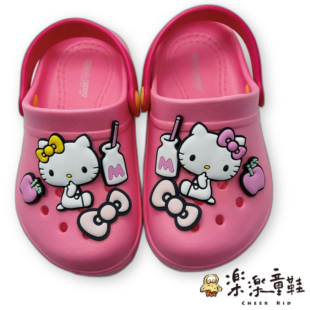 台灣製Kitty涼拖鞋 - 粉色 另有兩色可選 女童涼鞋 女童拖鞋 一鞋兩用 防水防滑 K099-3 樂樂童鞋