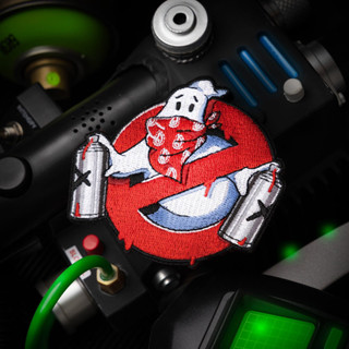 Streetking GhostBuster 刺繡士氣章 3D Velcro Patch /徽章/臂章/徽章裝飾夾克牛仔