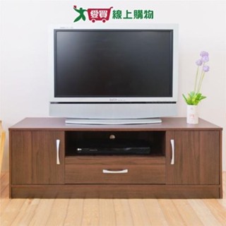 HOPMA 現代二門一抽電視櫃 F-2D124【廠商直送 限單獨下單】臺灣製造 視聽櫃 電器櫃 收納櫃 儲藏櫃【愛買】