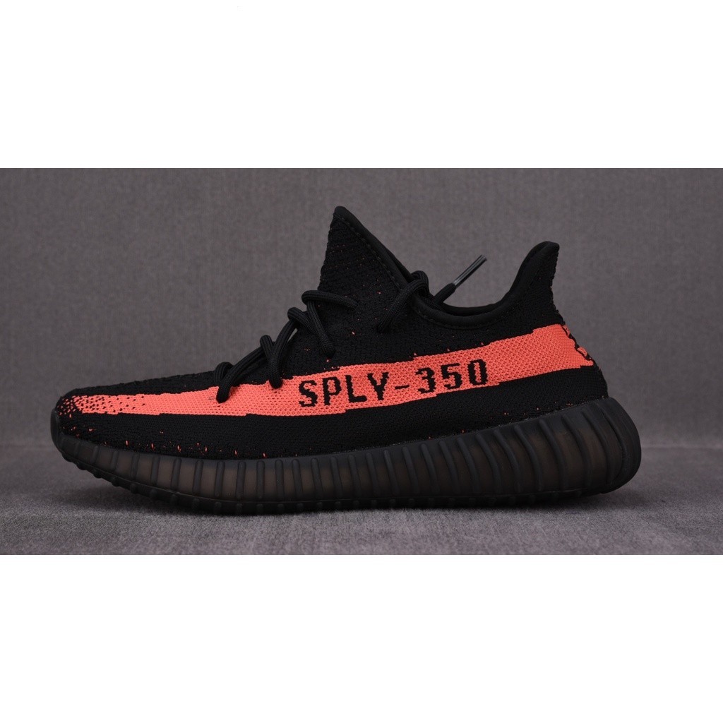 Yeezy Boost 350 V2 男士運動鞋黑色粉色 BY9612