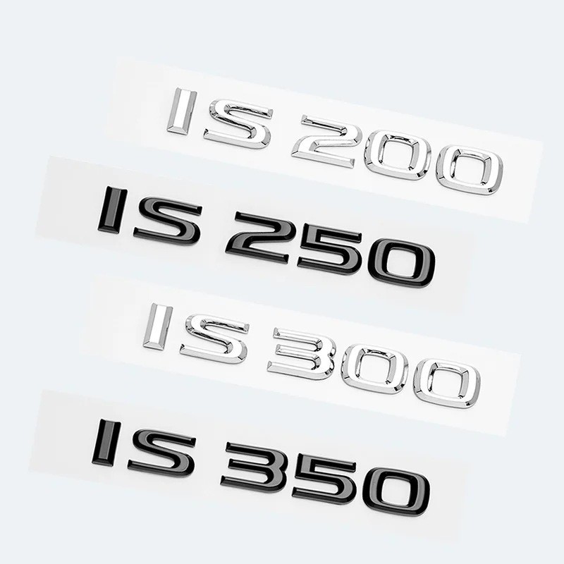 適用雷克薩斯凌志IS200 IS350IS250 IS300後標誌後字標尾標車標貼