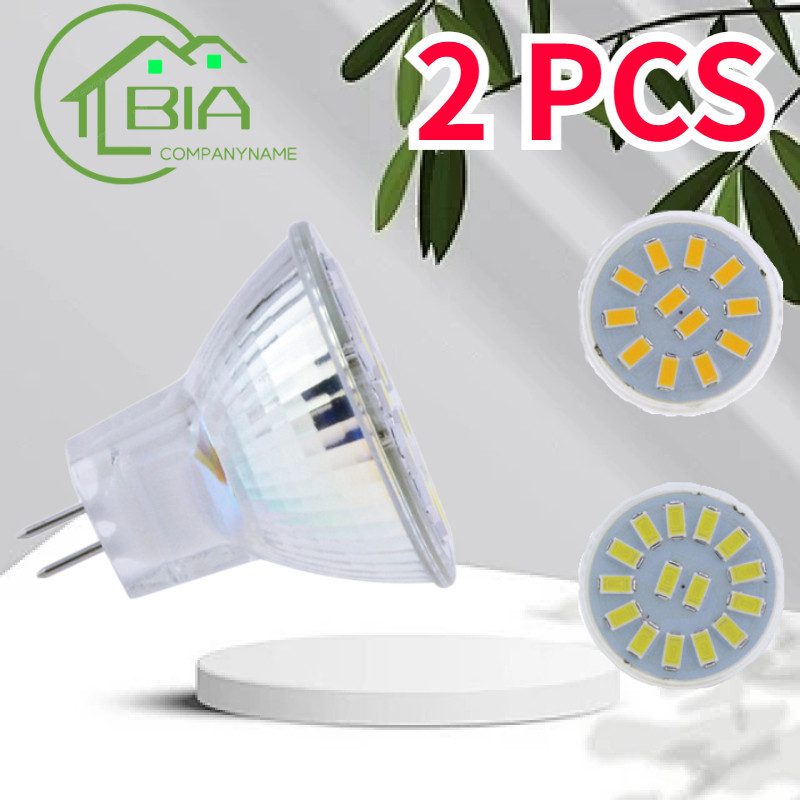 Bia 2PCS LED燈杯,MR11,暖白,白光,12V-24V ,3W,5W,12顆,15顆珠子