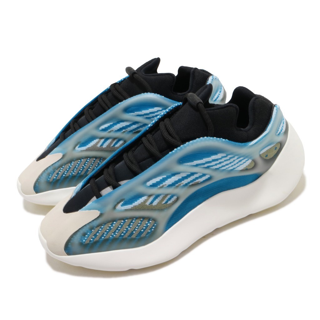 現貨折扣秒殺！ Adidas Yeezy Boost 700 V3 Arzareth 極光藍 經典 運動 籃球鞋G548