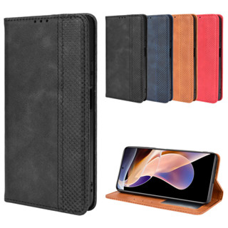 日本書本式側掀皮套 紅米Note11 Pro+手機殼Redmi Note 11 5G手機皮套磁吸翻蓋殼保護套素面手機殼