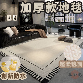 【客廳加厚款地毯 宅配免運】 沙發茶幾墊 多用途臥室地毯 大面積家用滿鋪地墊 奶油風客廳地毯 小香風滿鋪防滑地墊 TEH