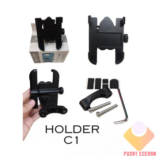 Hp 通用全鋼摩托車手機支架 C1 滑板車和自行車