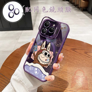 LABUBU 懶覺 拉布布 磁吸金屬鏡頭支架適用 iphone 16 pro max 15 14 13 12 11手機殼