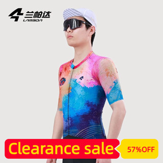 Lameda Powerband 男士自行車服裝短袖高彈騎行服速乾自行車上衣 Mtb 公路自行車騎行服