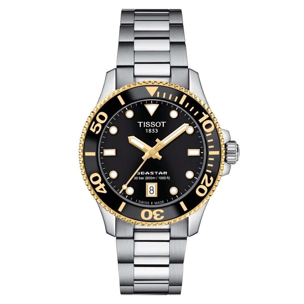 TISSOT 天梭 Seastar 1000 36 毫米手錶 (T1202102105100)