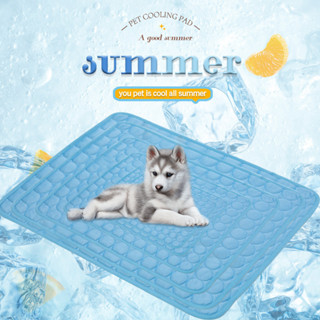 E12Z 寵物冰墊夏季降溫冰絲睡墊寵物沙發墊防咬狗狗冰墊夏季貓涼墊