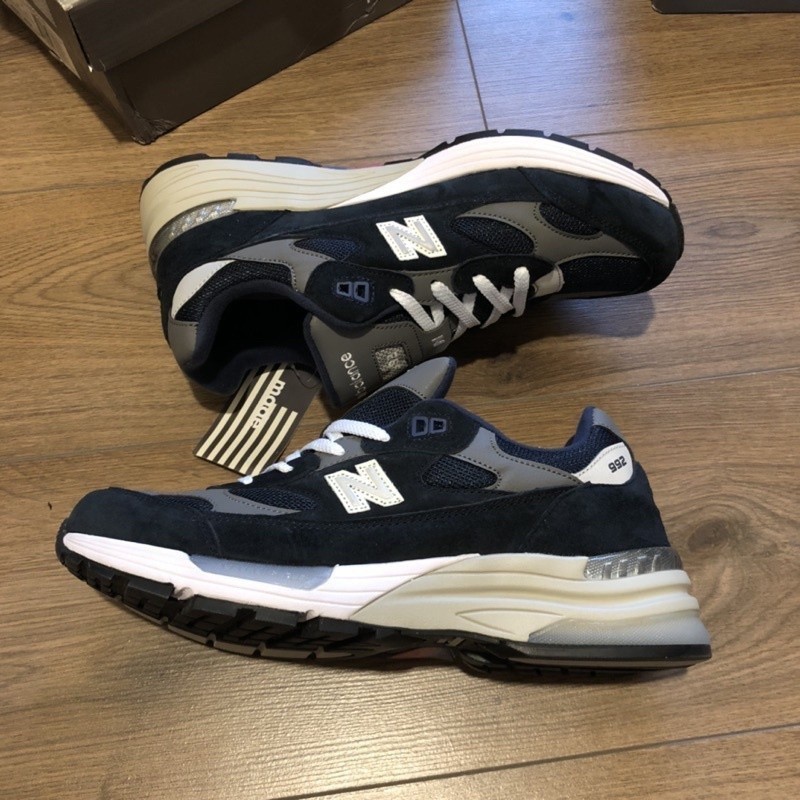 紐巴倫 Newbaron New Balance 2 高品質美國製造 D last NB 深藍色 m2gr/BL 灰色休