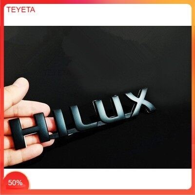 Teyeta ABS HILUX 標誌字母汽車汽車後備箱裝飾標誌貼紙徽章貼花替換豐田