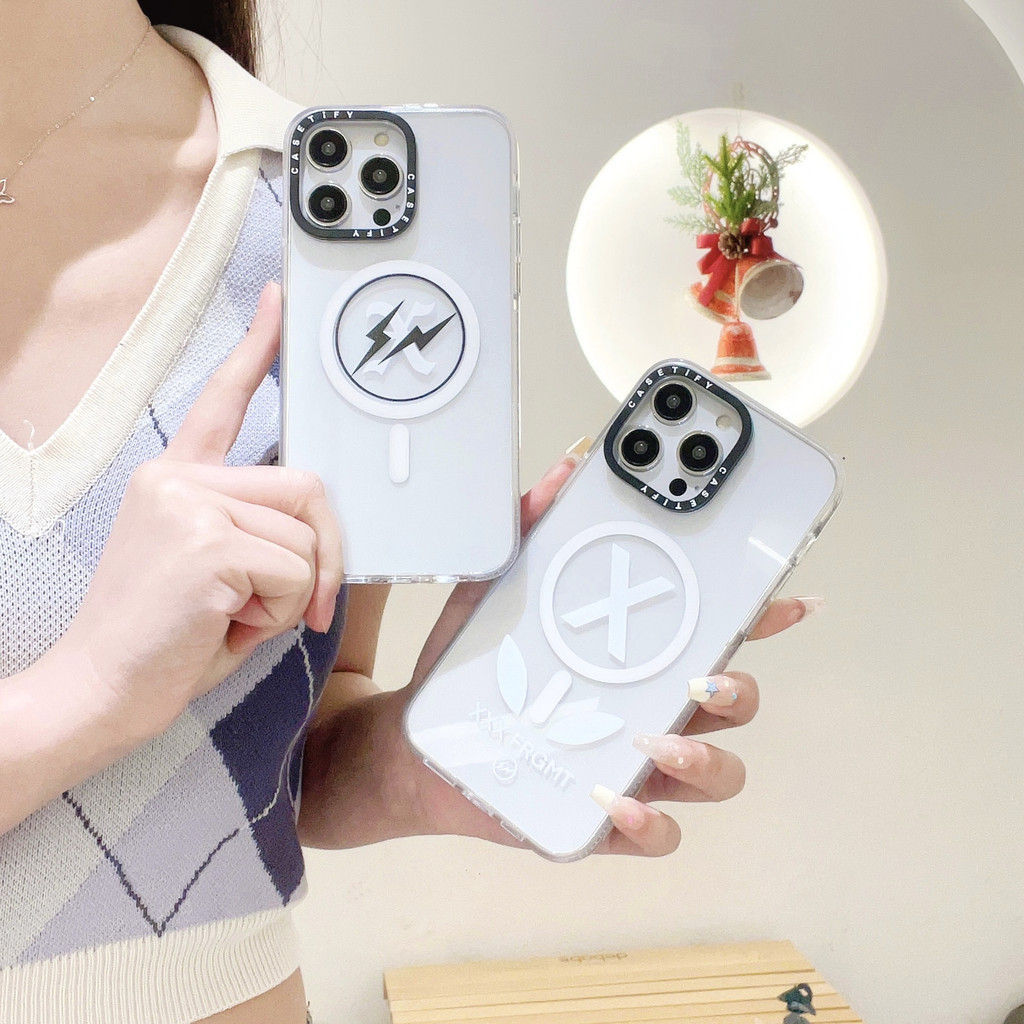 【Hiroshi Fujiwara X Lightning】Casetify 透明磁性手機殼,適用於 iPhone 13