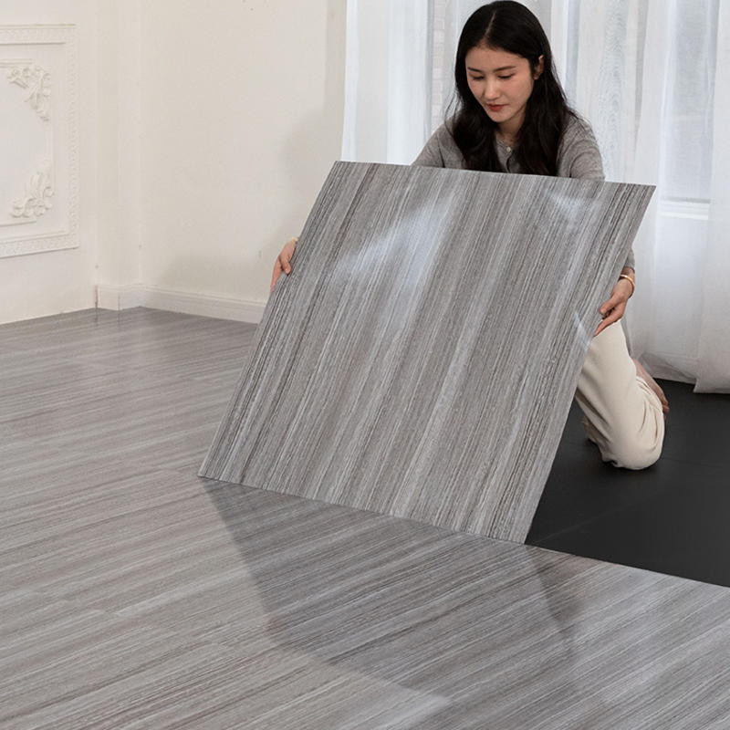 🔥台灣出貨🔥免運 仿瓷磚亮面 地板貼 自粘 地面 PVC塑膠地板 家用水泥地板 鋪墊 防水地貼