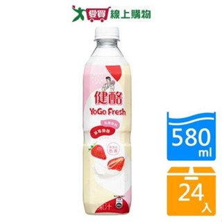 健酪乳酸飲料草莓酪酪580mlx24入/箱【愛買】