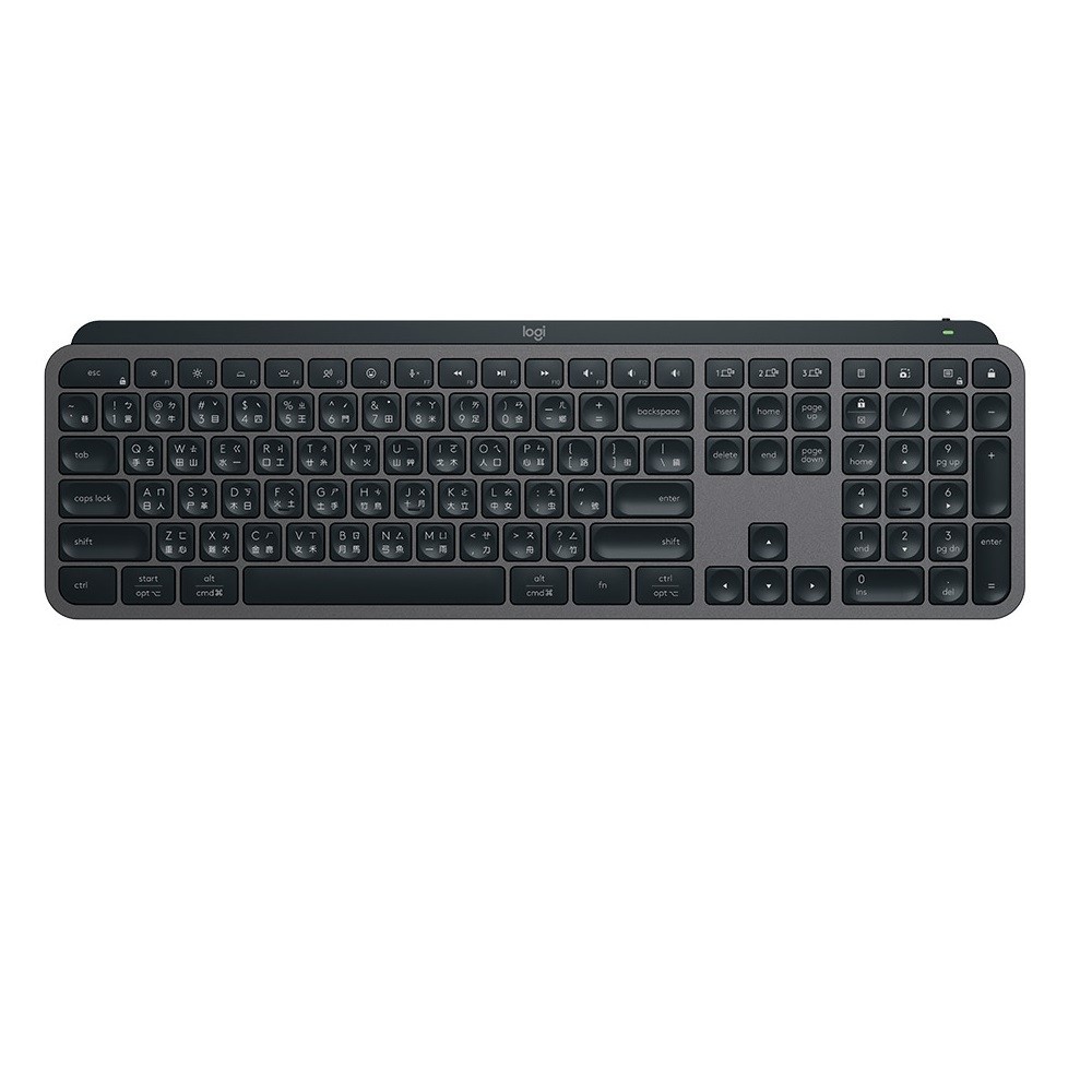【Logitech 羅技】MX Keys S 無線智能鍵盤 石墨灰