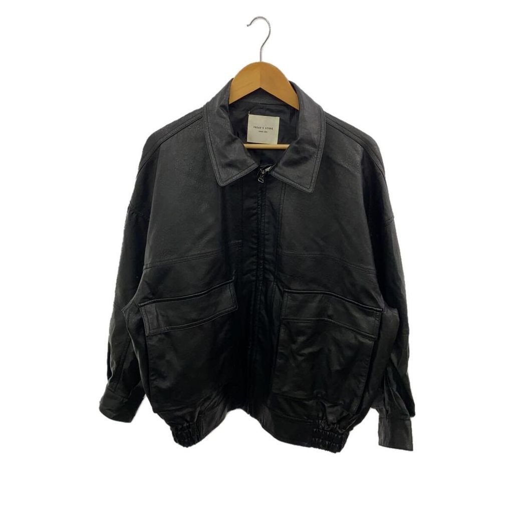 FREAK’S STORE夾克外套皮革 素色 黑色 日本直送 二手