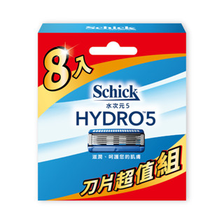 Schick 舒適 Hydro 5水次元5刮鬍刀頭8入裝