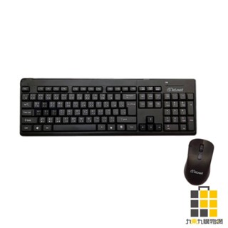 Kt.net Z6 2.4G無線鍵盤滑鼠組【九乘九文具】鍵盤 滑鼠 隨插即用 無線 104鍵+4D滑鼠4鍵 人體工學