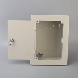 【臺灣出貨】 購滿199出貨 小型配電箱家用布線箱弱電箱電話箱電視箱過線盒明裝暗裝帶鎖空箱