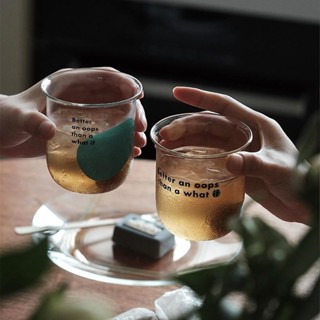 客製化【玻璃杯】logo來圖訂製 玻璃杯印圖案 咖啡杯禮品訂做 水杯子 個性創意文案刻字