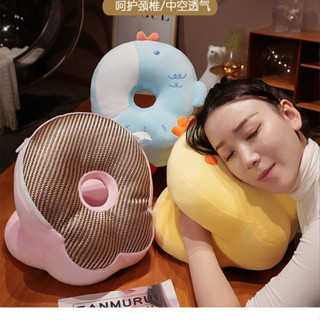 午休枕夏季涼席面趴睡枕學生午睡神器趴趴枕辦公室午睡枕兒童睡覺抱枕午睡枕