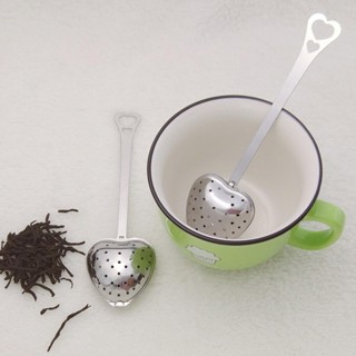【買2送1】創意開心泡茶器 心形茶漏 304不鏽鋼泡茶濾網 辦公室茶葉過濾器 茶具調料浸泡攪拌二合一器