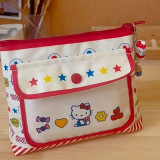 2024新款日系三麗鷗中古絕版款helloKitty收納包防水卡通可愛化妝包洗漱包