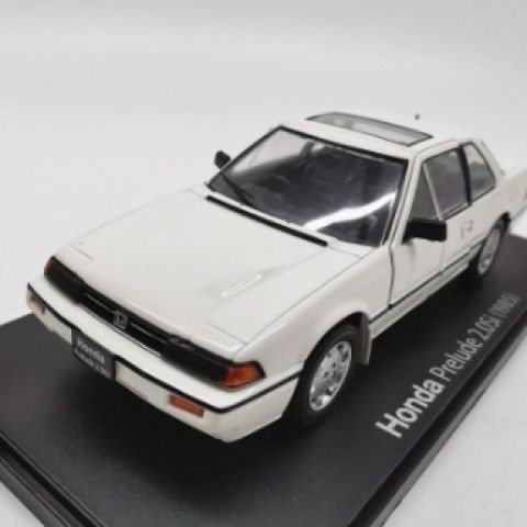 國產名車 1/24 本田披露 Prelude 2.0SI 1985 經典合金車模型