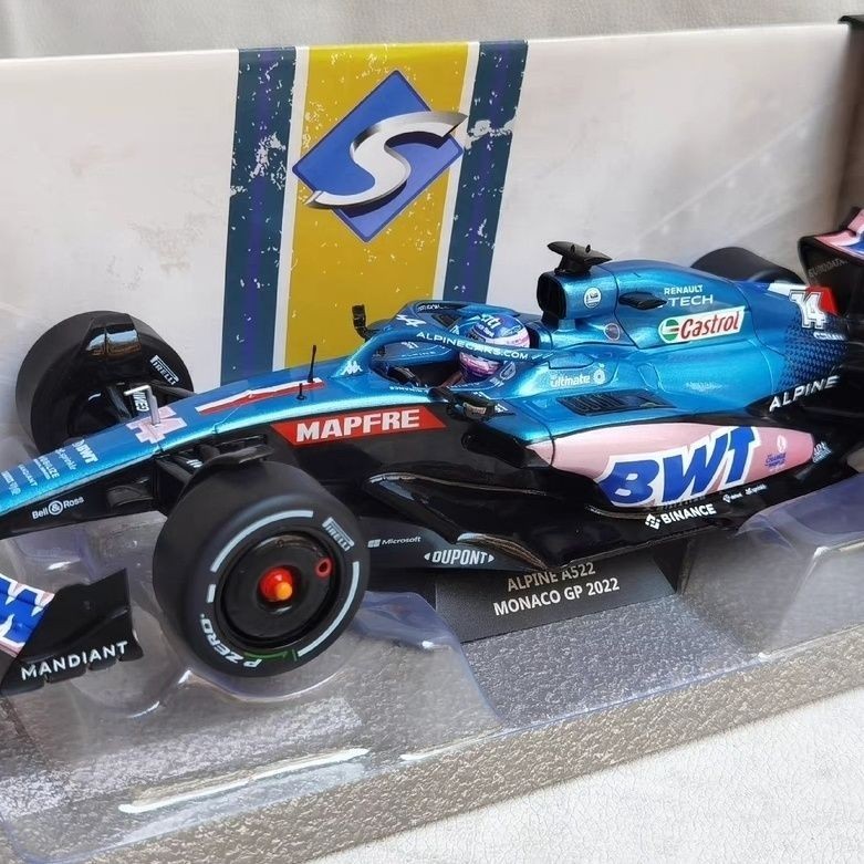 索立德 1/18 ALPINE A522 GP 2022 #14 F1 方程式模型 瑕疵圖9/需要其他模型請聯繫