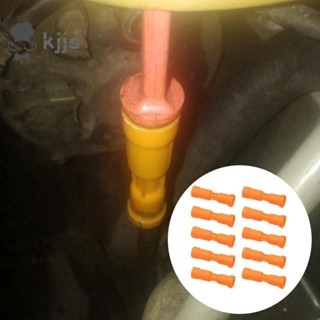 10 件裝發動機油尺漏斗管座配件 050103663 適用於高爾夫捷達敞篷帕薩特奧迪 A4 汽車油尺底套