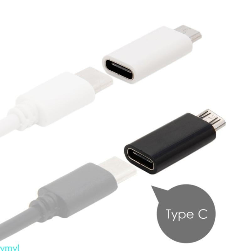 Ymyl Micro USB 2 0 5Pin 公頭轉 USB 3 1 Type C 母頭適配器,適用於 Mi4C,適用