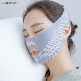 Pinkflower Face-Lift 帶睡眠面部 V 形塑形器面部纖體放鬆塑形提升減少雙下巴面部瘦帶按摩 EN