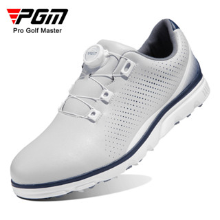 PGM XZ322 高爾夫球鞋 男士防側滑鞋 釘旋鈕鞋帶防水超纖運動鞋golf男鞋