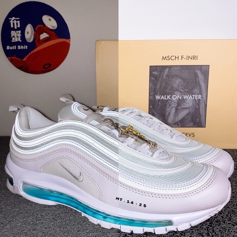 高品質 Nike Air Max 97 MSCHF x INRI Jesus Shoes 聯名 聖水 耶穌 十字架