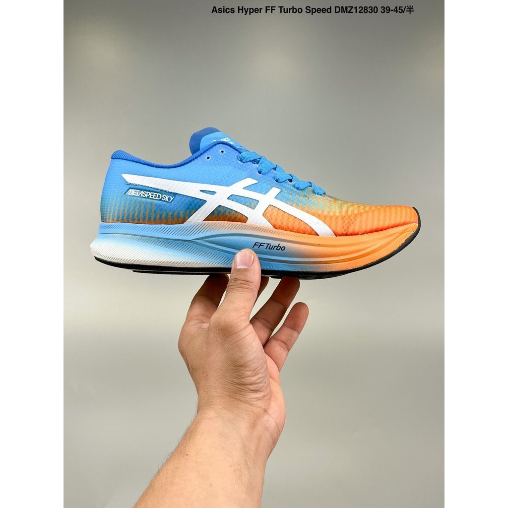 亞瑟士 Asics Hyper Speed全進化版系列競賽馬拉松低幫輕便透氣休閒加厚運動針織跑鞋頂料