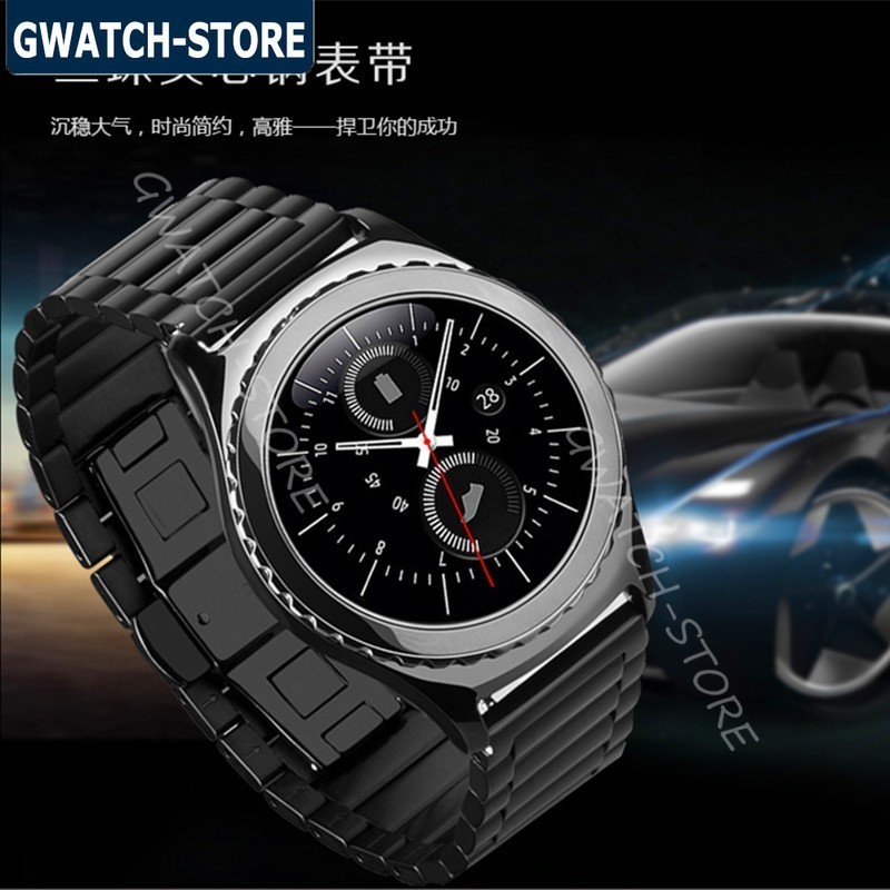 18mm 20mm 22mm金属快拆手表表带適用於三星S3 S2Classic金屬錶帶華爲三星華爲華米華碩智慧手錶錶帶