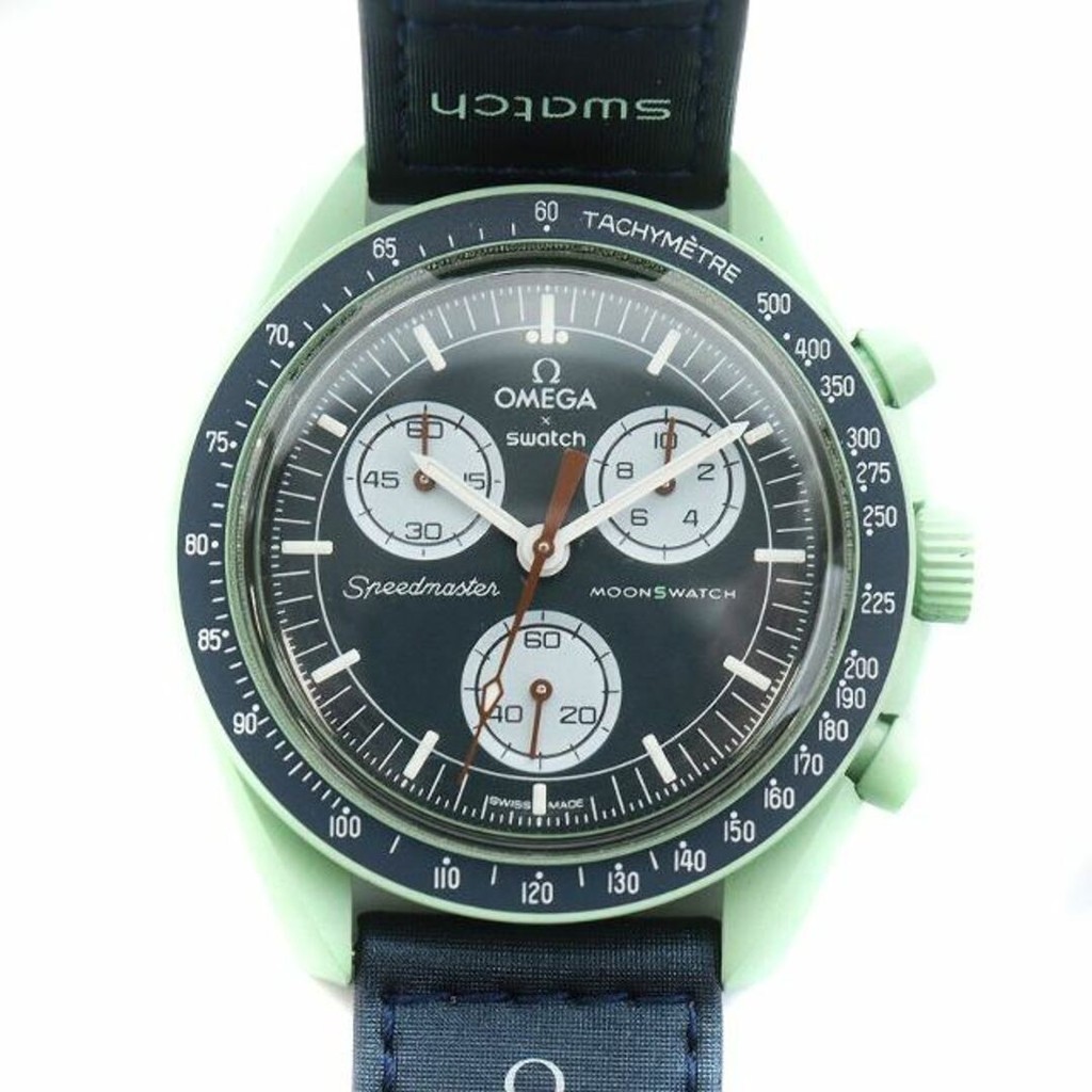 OMEGA 歐米茄手錶swatch綠色 日本直送 二手