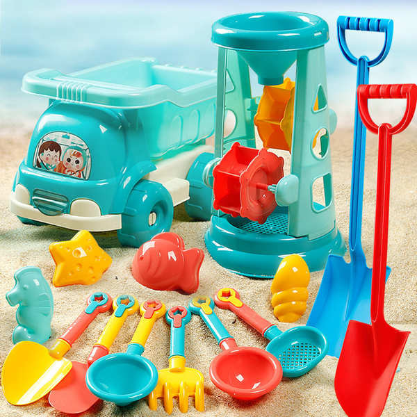 沙灘玩具套裝適合兒童嬰兒室內沙灘挖沙玩沙挖沙工具鏟斗沙漏沙池