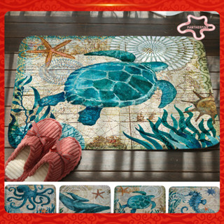 ☀☼章魚鯨龜海馬浴室廚房防滑地墊家居裝飾
