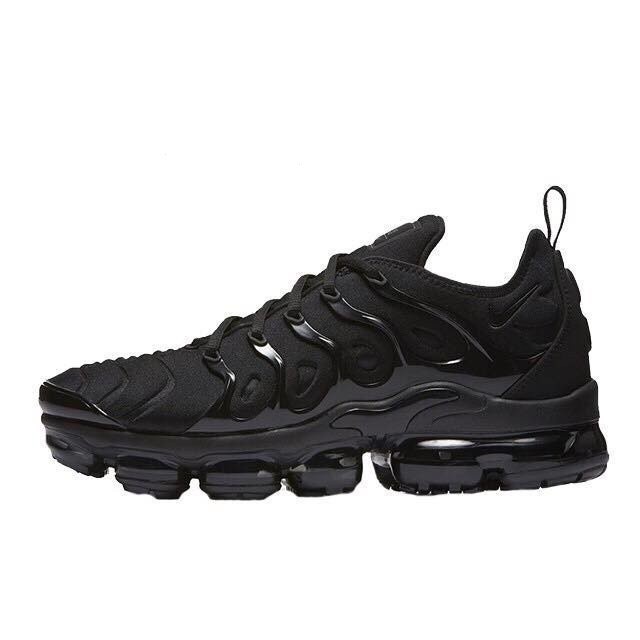 超好看 High quality Air Vapormax Plus 全黑 魚骨 氣墊男鞋 慢跑鞋 924453 004