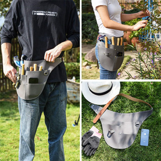 花園工具腰帶皮套 可調節園藝工具腰包 園林剪刀工具袋收納袋