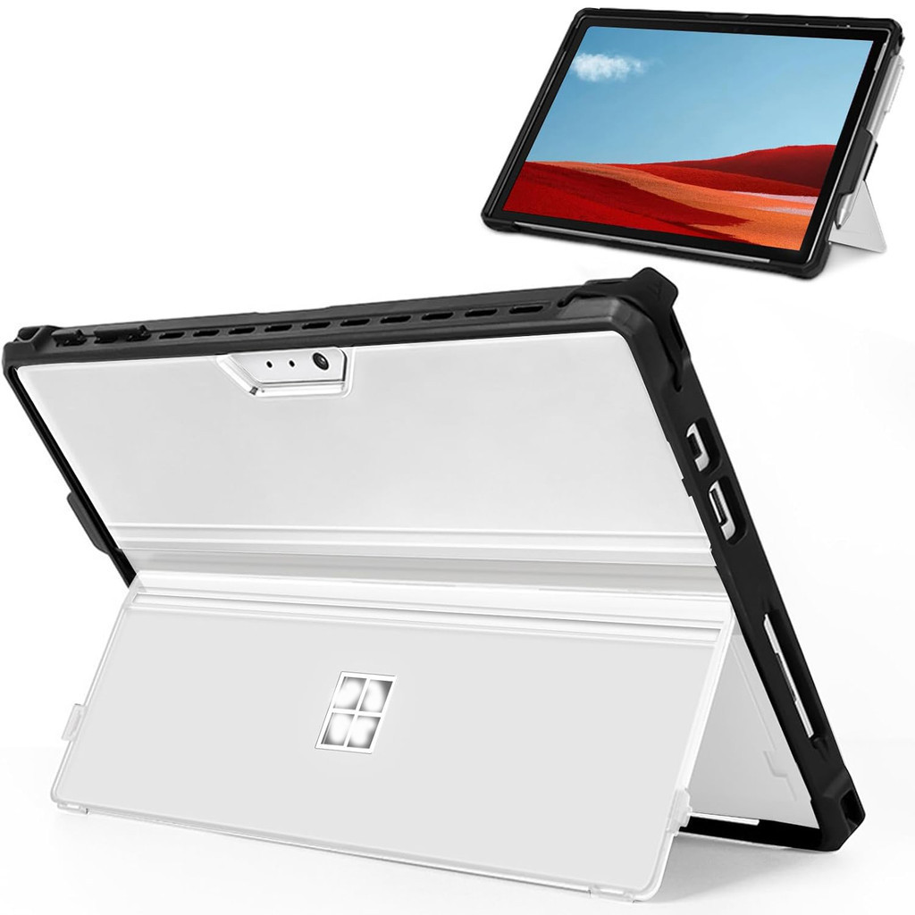 微軟 Microsoft Surface Pro 7 Plus/Pro7/6/5/4 保護套帶筆架保護套多合一支架保護套