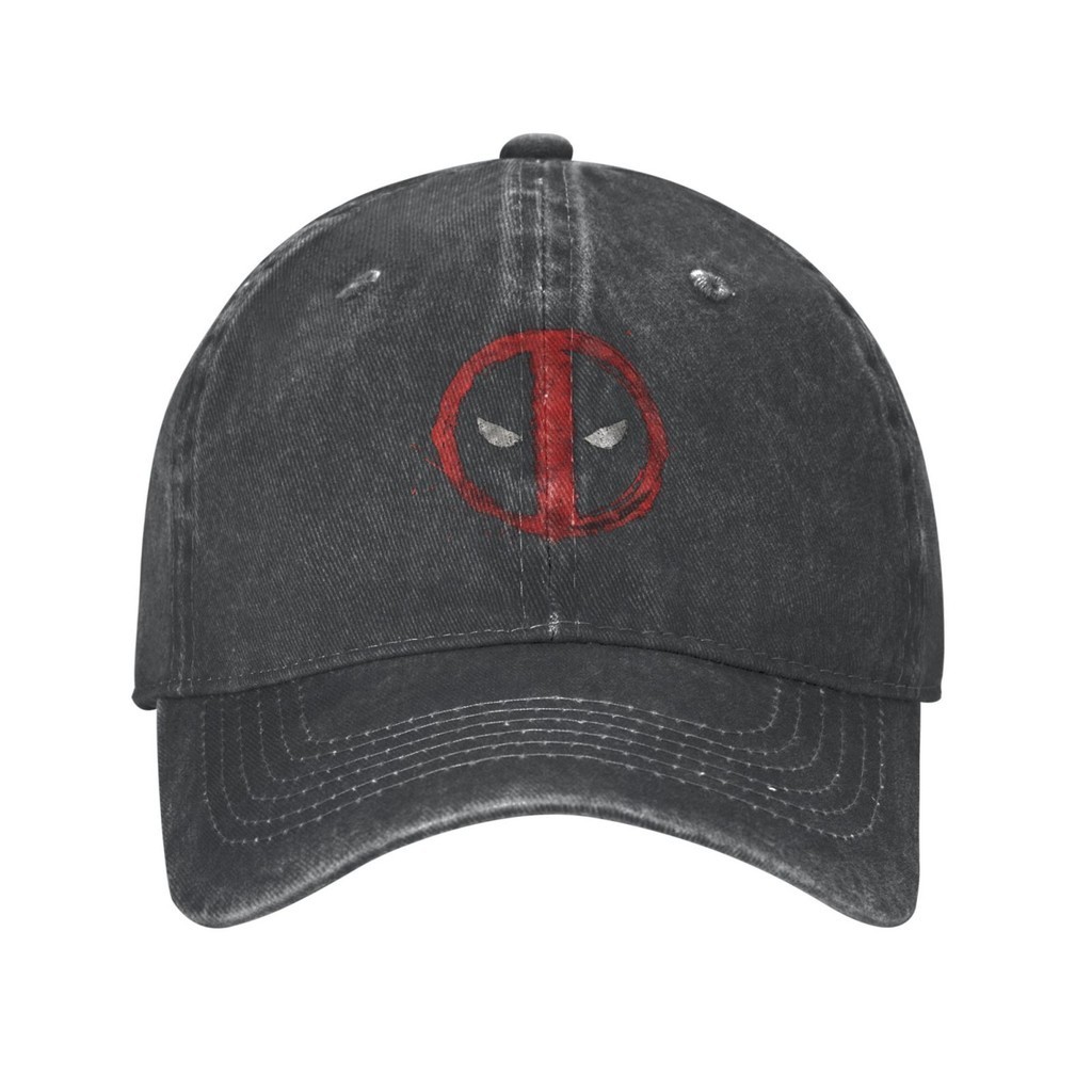 Marvel Deadpool Symbol Casquette 可調節牛仔帽太陽帽棒球帽