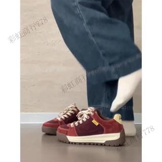 彩虹商行778【春夏新款♥】安可拉紅德訓鞋女厚底美式復古闆鞋新款學生運動休閒鞋