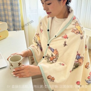 ✨免運特價#牛奶絨披肩小毛毯鞦鼕蓋腿毯辦公室午睡毯夏季珊瑚絨空調毯沙髮毯#SY 森韻