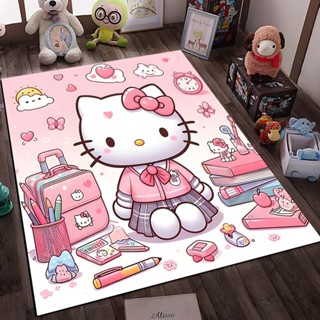 Hello Kitty卡通臥室客廳地毯三麗鷗女孩家居裝飾防滑沙發門墊兒童禮物